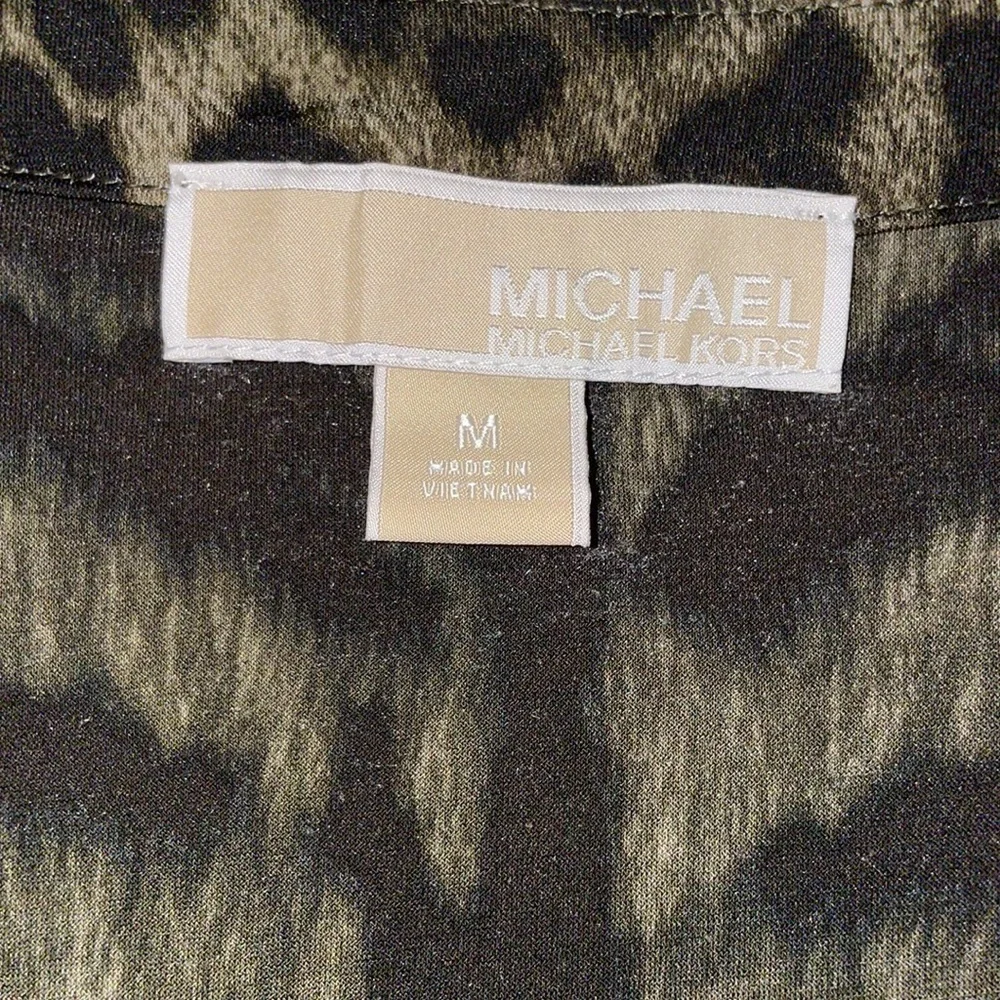 Women's Michael Kors Animal Print Mini Dress Sheath Dress